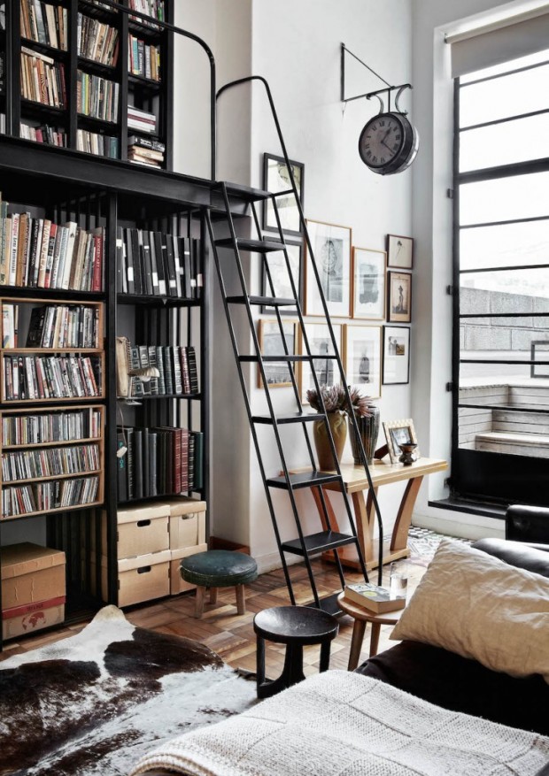 10 amazing displays of book collections on Apartment 34