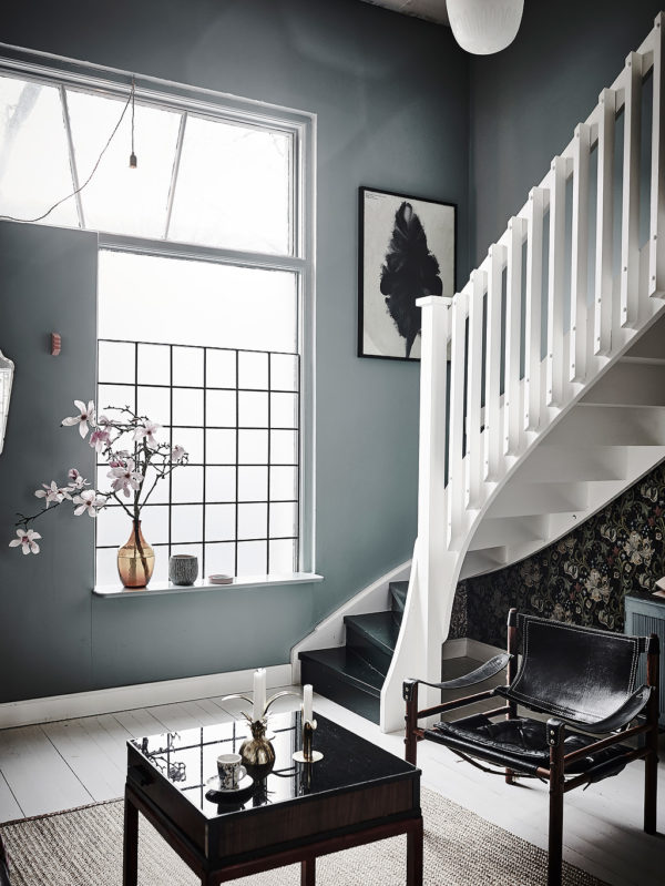 Lifestyle blogger Erin Hiemstra of Apartment 34 shares new color trend - moody blues