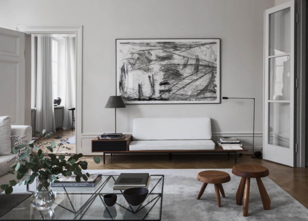 tour a sophisticated Swedish home on apartment 34