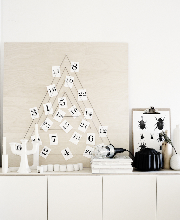 modern advent calendar ideas on apartment 34