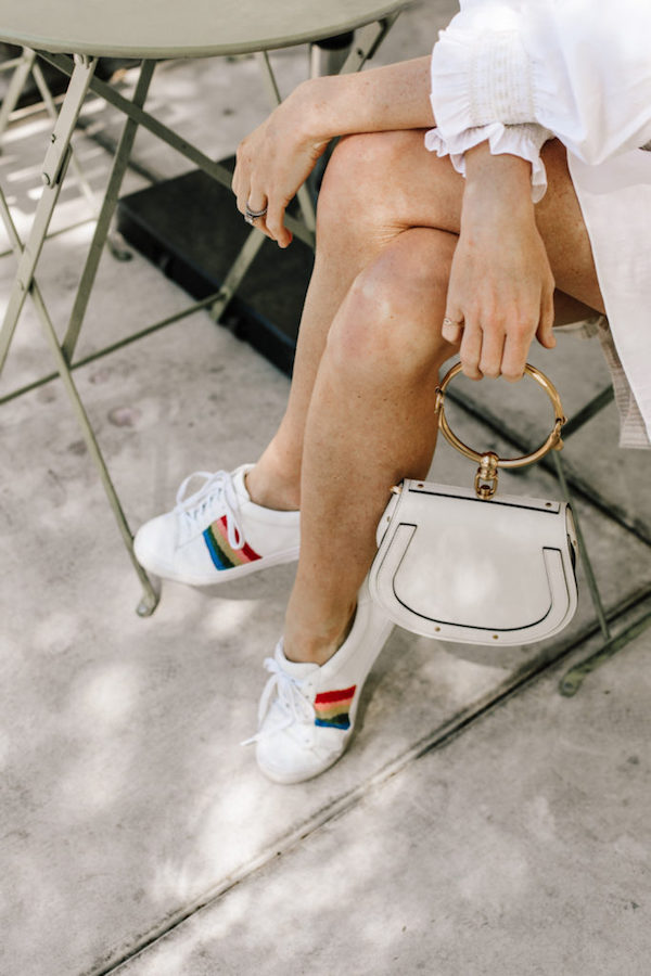 cool mom sneakers on apartment 34