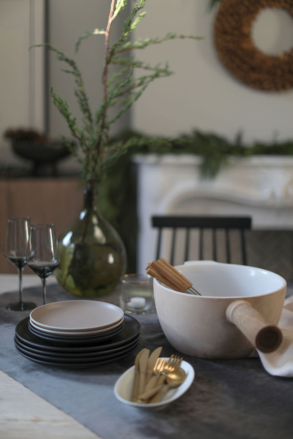 A Holiday Party Made Easy with Fondue on apartment 34