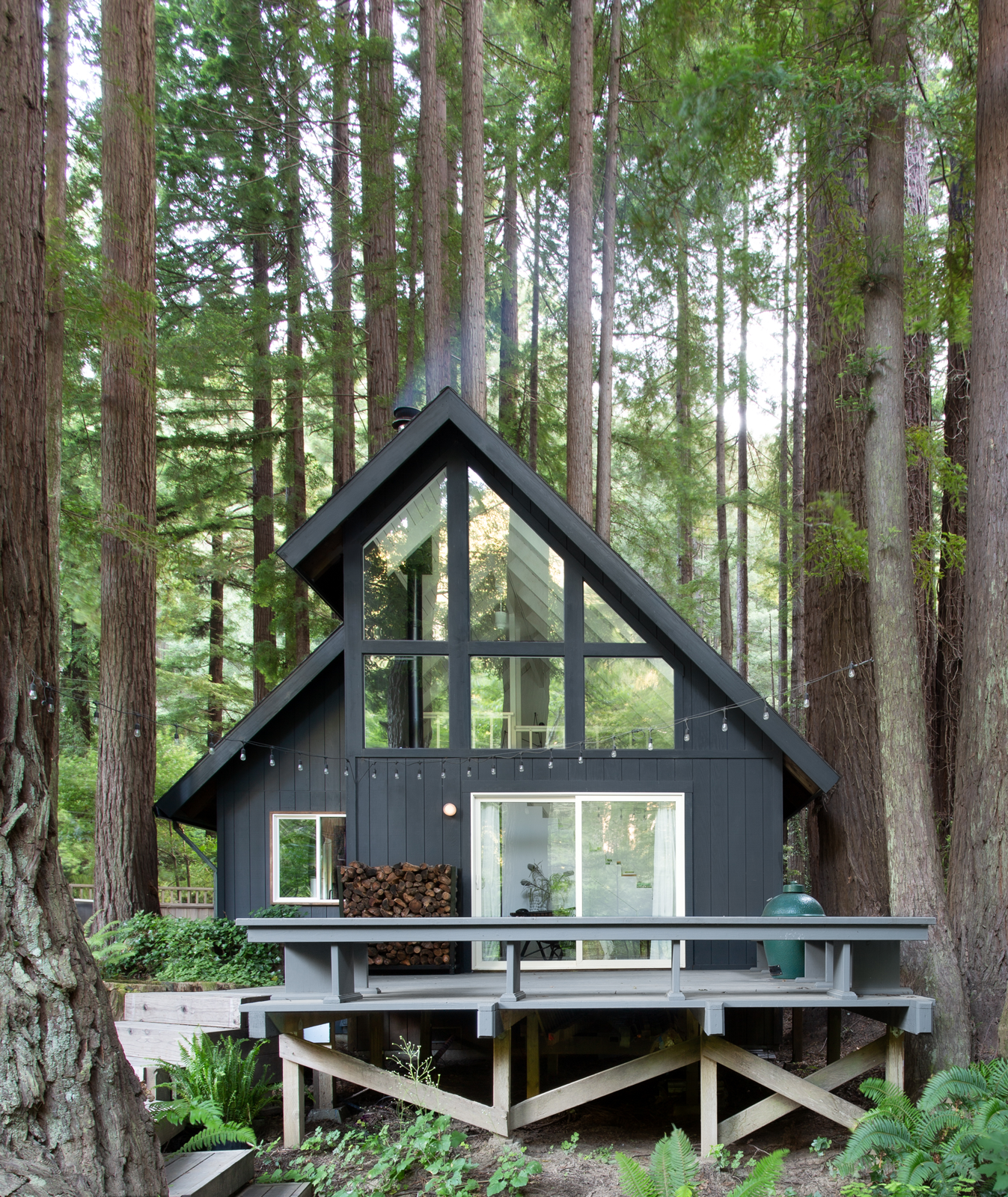 design savvy airbnb in the woods on Apartment34